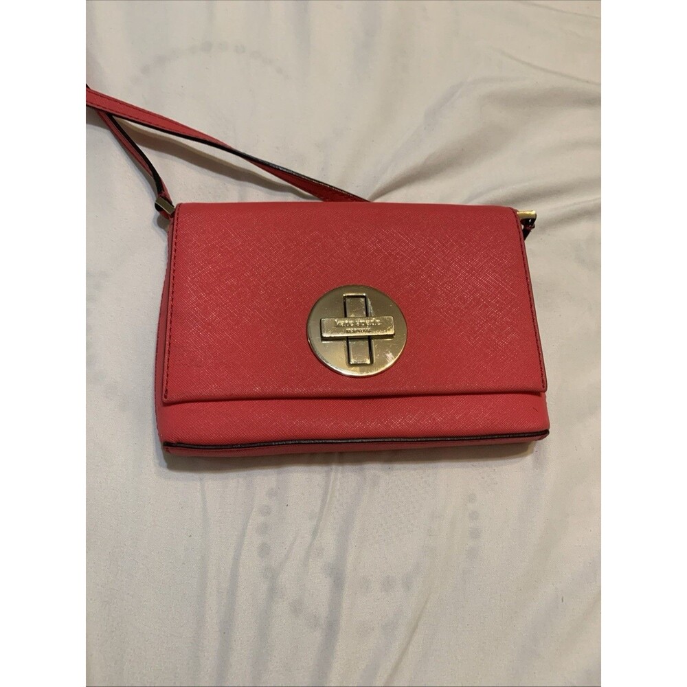 Kate Spade SALLY Newbury Lane Pillbox Red Crossbody LeatherBag WKRU2256